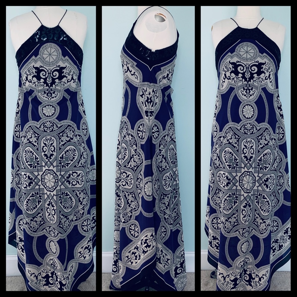 Nicole Miller Studio Purple Silk Dress 4